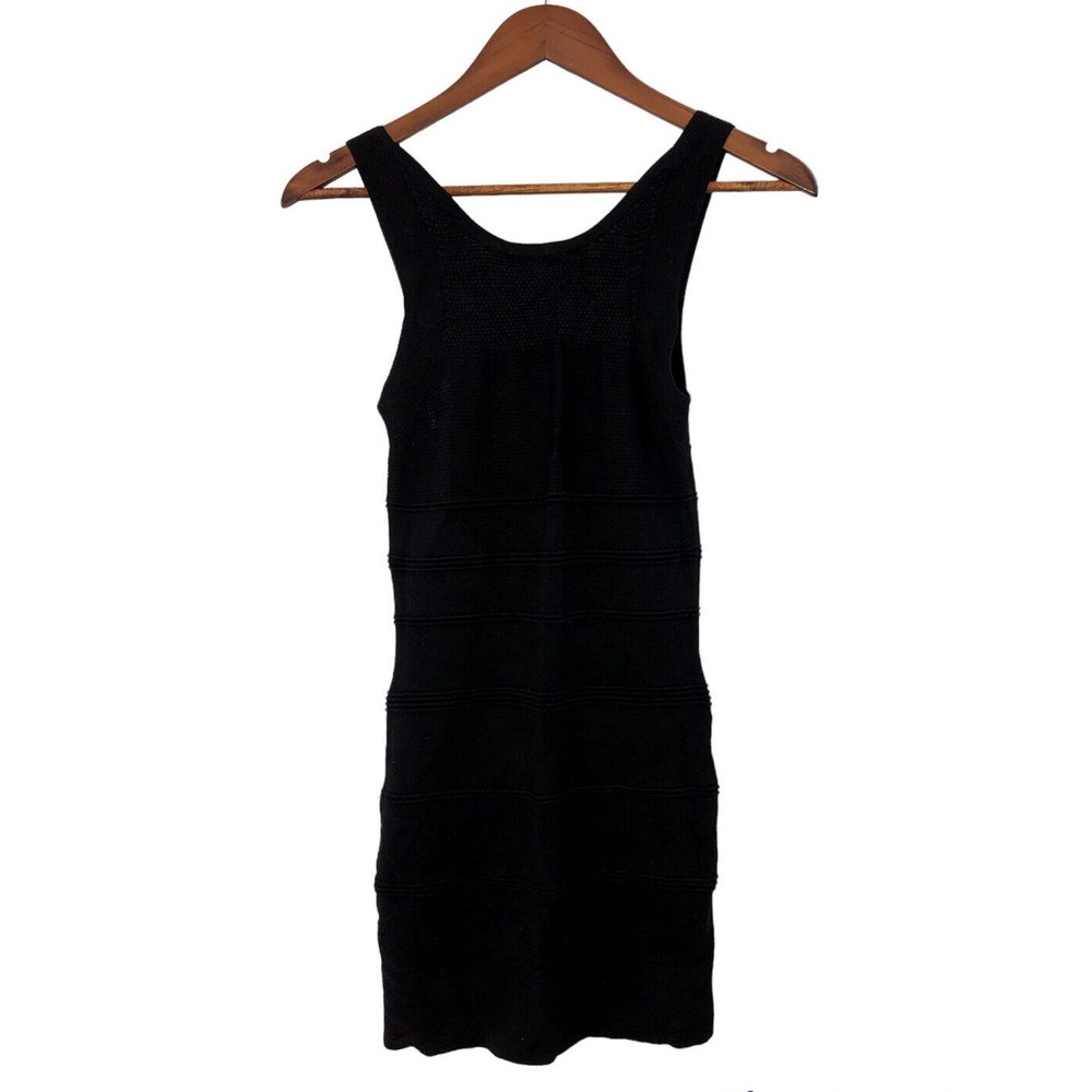 Womens Wow Couture Size Small Mini Black Dress